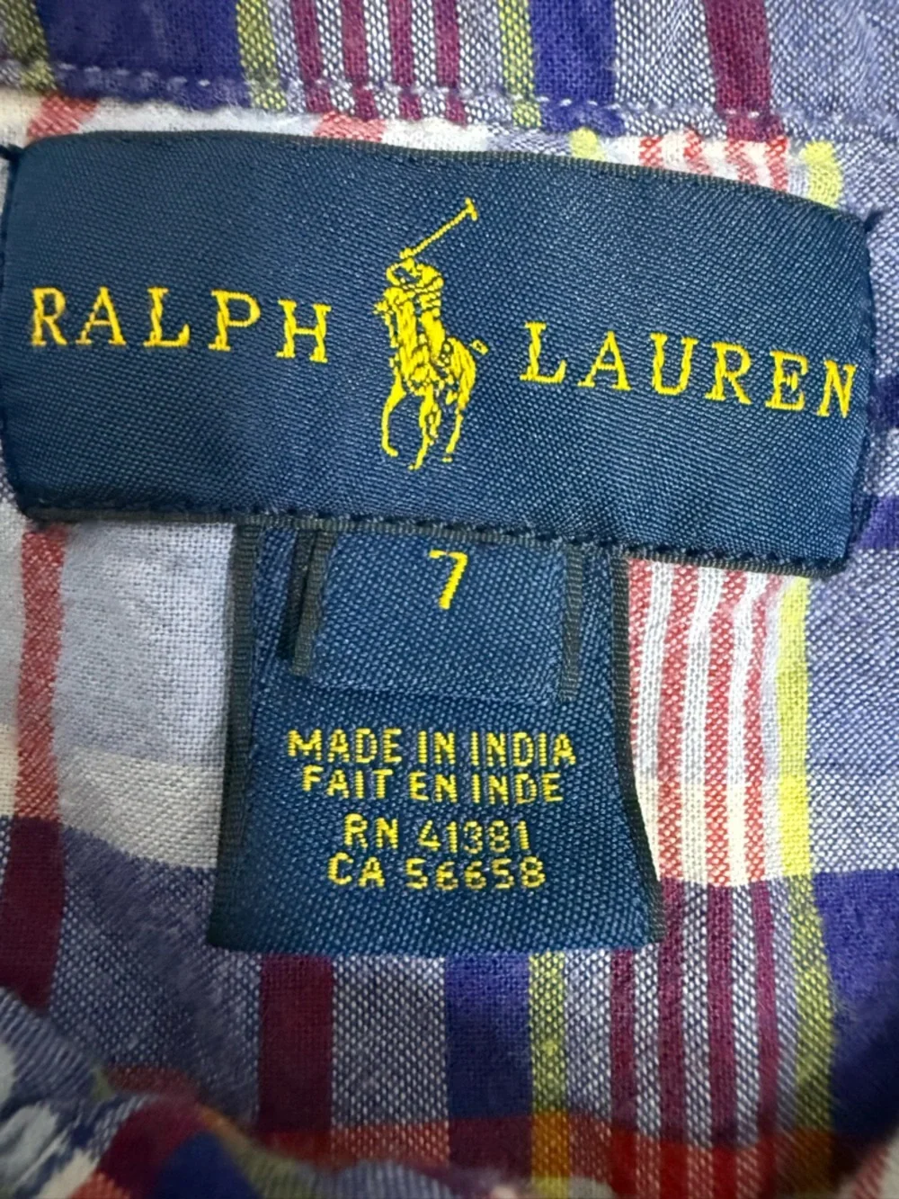 Polo Ralph Lauren Boys Plaid Short Sleeve Button-Down Shirt - Multicolor‎ -👕✨